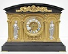 Ansonia "Georgia" Ornate Iron Case Clock