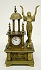 Bronze Lenzkirch Musical Egyptian Figural Clock