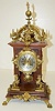 Ornate Lenzkirch Shelf Clock W/ Cherub and Lion