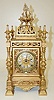 Ansonia "Regent" Ornate Metal Case Clock