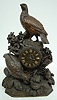 Black Forest Carved Birds and Chicks Clock