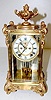 Ansonia "Elysian" Crystal Regulator Clock