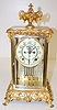 Ansonia "Crown" Crystal Regulator Clock
