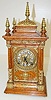 Ansonia "Antique", 5 Finial Cabinet Clock
