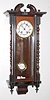 Ornate Antique R.A. Spring Wound Wall Clock