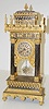 Antique French Empire Bronze and Metal Clock
