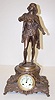 Ansonia "Hebe and Venetian" 2 Piece Statue Clock