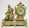 Ansonia "Bard" Antique Statue Clock