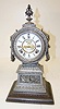 Antique Ansonia Iron Clock W/ Ladies Head