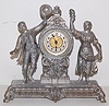 Ansonia Frolic Miniature Double Statue Clock