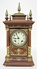 Ansonia "Antique" 5 Finial Cabinet Clock