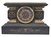 Ansonia "Egypt" Iron Case Shelf Clock