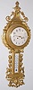 Raingo Paris Bronze Wall Clock and Thermometer