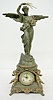 Ansonia "Sibyl and Gloria" 2 Piece Statue Clock