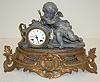 Antique French Clock W/ Cupids and Arrows
