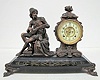 Ansonia "Troubadour" Antique Statue Clock
