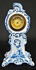 Ansonia "La Vinda" Floral China Clock
