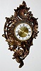 German Metal Cartel Wall Clock