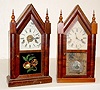 2 Steeple Clocks: Ansonia and Waterbury