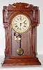 Walnut Waterbury "Niagra" Calendar Clock