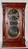 National Calendar Clock Co. Double Dial Clock