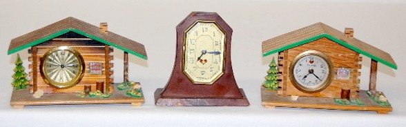 2 German Cottage and U.S.A. Mantel Clocks — Antique Clocks Price Guide