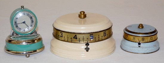 3 Metal Tape Measure Clocks — Antique Clocks Price Guide