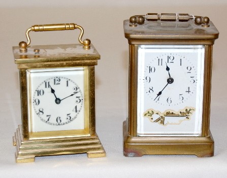 2 Carriage Clocks: Waterbury and French — Antique Clocks Price Guide