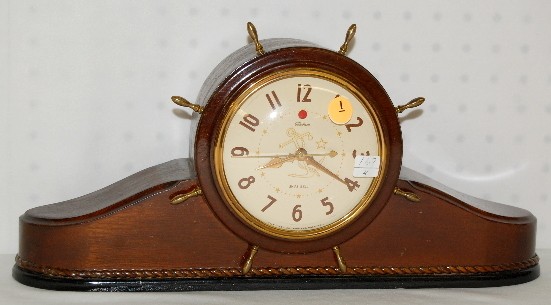 Telechron Ship's Bell Electric Clock, — Antique Clocks Price Guide
