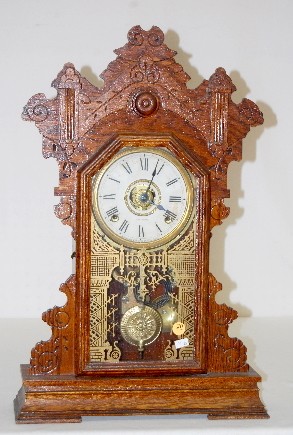Oak Seth Thomas "Cambridge" 8 Day Kitchen Clock — Antique Clocks Price Guide