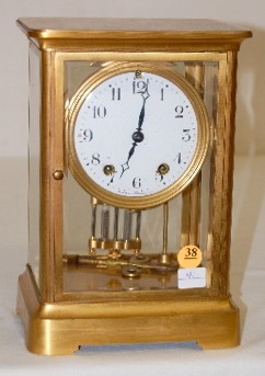 Seth Thomas "Empire" Crystal Regulator Clock — Antique Clocks Price Guide