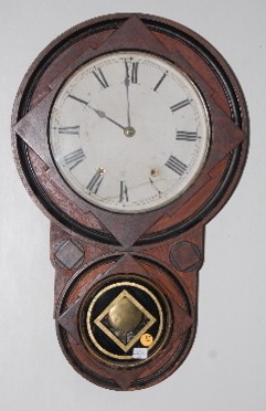 Seth Thomas Walnut "Signet V.V." Wall Clock — Antique Clocks Price Guide
