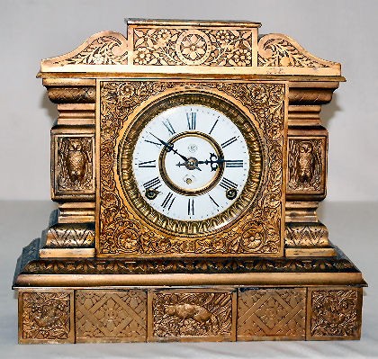 F. Kroeber "Asia #1" Crystal Regulator Clock — Antique Clocks Price Guide