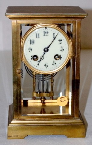 S. Marti French T &amp; S Crystal Regulator Clock — Antique Clocks Price Guide