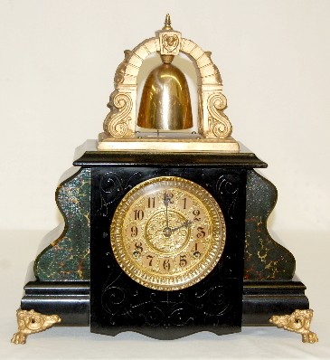 Gilbert "Curfew" Bell Top Mantel Clock — Antique Clocks Price Guide