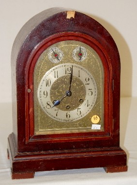 Gustav Becker 5 Bar Chiming Mantel Clock — Antique Clocks Price Guide