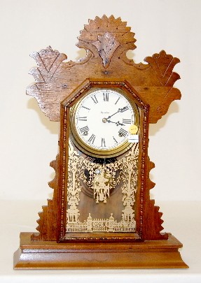 Ingrahm Oak 8 Day Kitchen Clock — Antique Clocks Price Guide