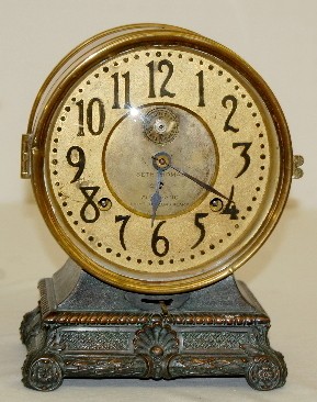 Seth Thomas "Grand" 8 Day Long Alarm Clock — Antique Clocks Price Guide