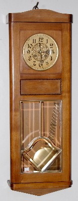 German Beveled Glass Hanging Box Clock — Antique Clocks Price Guide