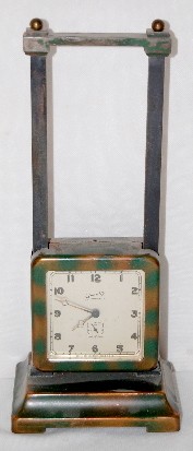 Ansonia Metal Gravity Clock — Antique Clocks Price Guide