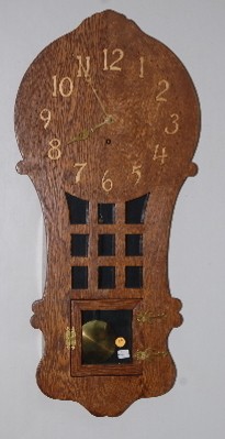 Sessions Mission Oak "Romona" Wall Clock — Antique Clocks Price Guide