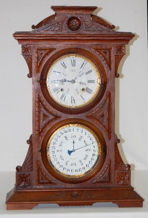 Welch "Audran, B.W. Variant" Calendar Clock — Antique Clocks Price Guide