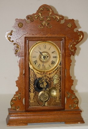 Seth Thomas Oak "Metal Series No. 4" — Antique Clocks Price Guide