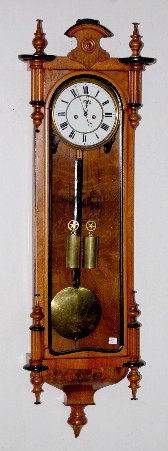 2 Wt. Vienna Regulator Clock — Antique Clocks Price Guide