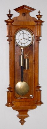 2 Wt. Carved Vienna Regulator Clock — Antique Clocks Price Guide