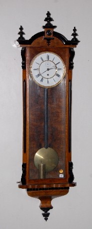 1 Wt. Ebonized Vienna Regulator Clock — Antique Clocks Price Guide