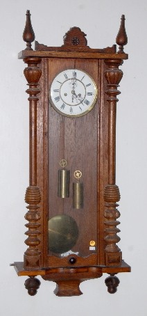 2 Wt. Signed Freiburg Carved Vienna Regulator Clock — Antique Clocks Price Guide