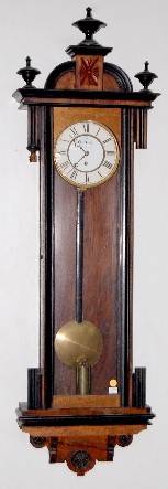 One Weight Vienna Regulator Clock — Antique Clocks Price Guide