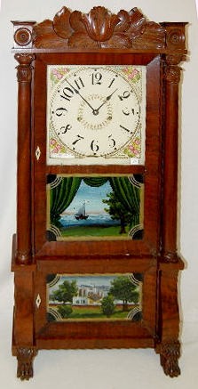 Forrestville Mfg. Co. Triple Decker Clock — Antique Clocks Price Guide