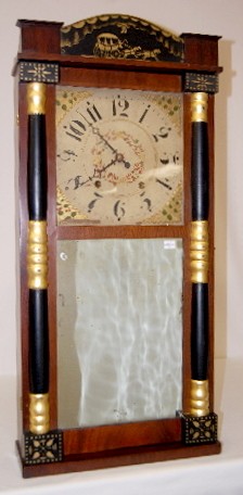 E. G. W. Bartholomew 30 Hr. Wood Works Clock — Antique Clocks Price Guide